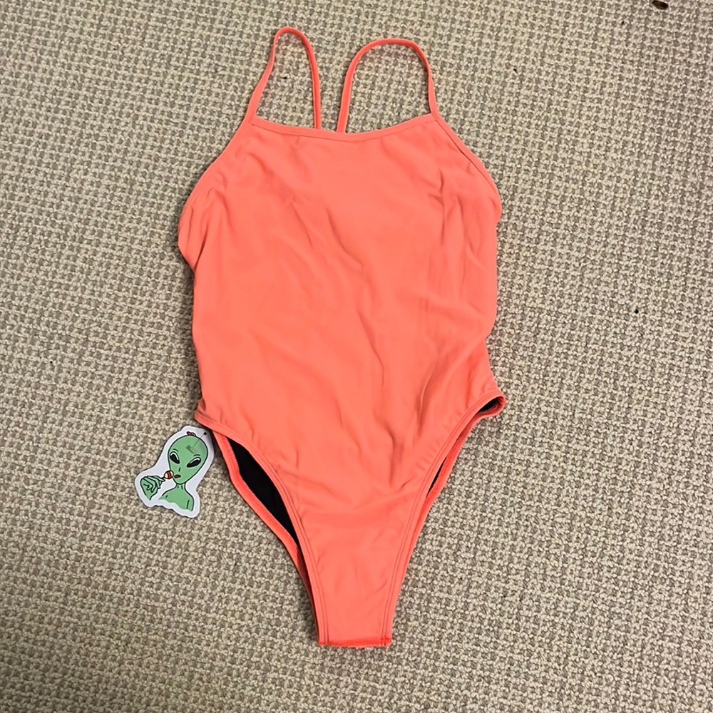 NWT Jolyn size 32, color papaya, Perry one piece